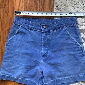 Patagonia Organic Cotton Canvas Stand Up Hiking Blue Shorts Womens Size 28